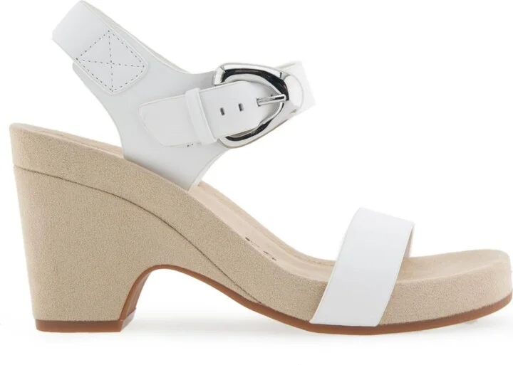 Aerosoles Women's Meyer Open Toe Buckle Strap Wedge Sandals - Image 4