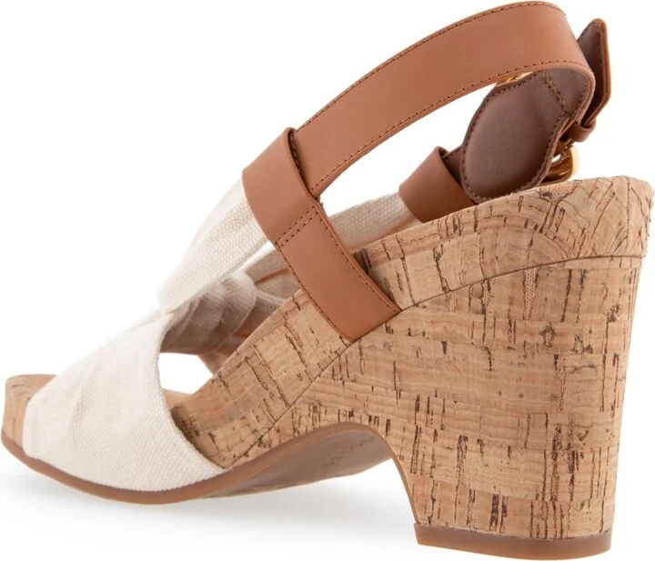 Aerosoles Women's Miki Open Toe Buckle Wedge Sandals - Image 3