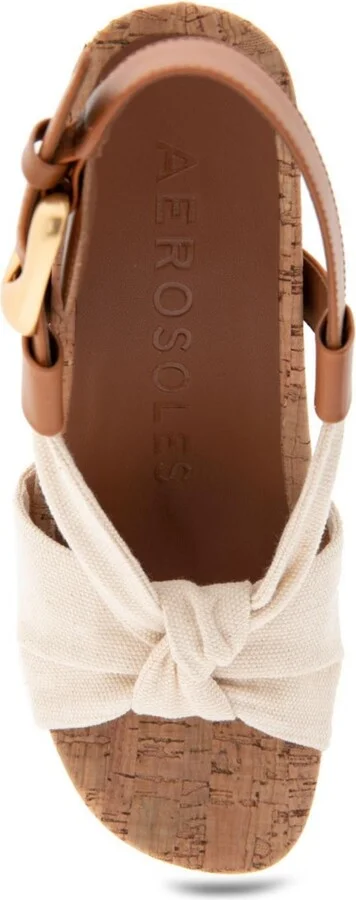 Aerosoles Women's Miki Open Toe Buckle Wedge Sandals - Image 5