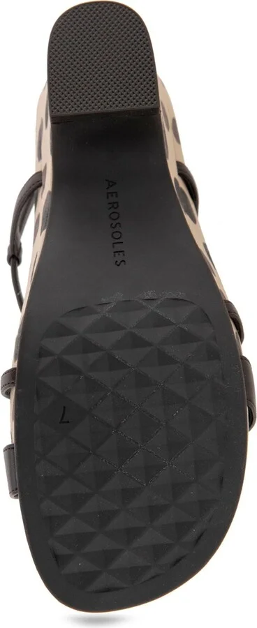 Aerosoles Women's Miles Round Toe Wedge Sandals - Coral Patent Faux Leather/Cork - Image 9