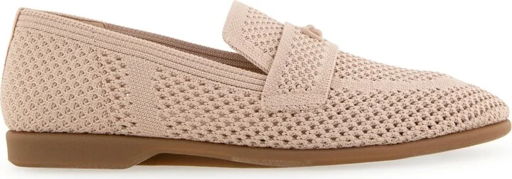 Aerosoles Women's Nanti Knit Smoking Almond Toe Slipper Flats - Image 2