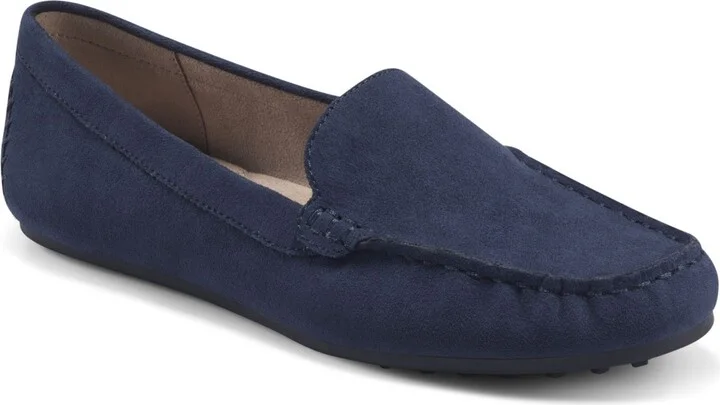 Navy Fabric Faux Suede