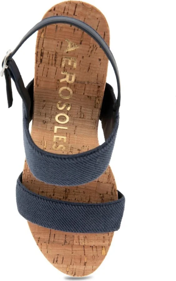 Aerosoles Women's Paxton Buckle Strap Wedge Sandals - Image 3