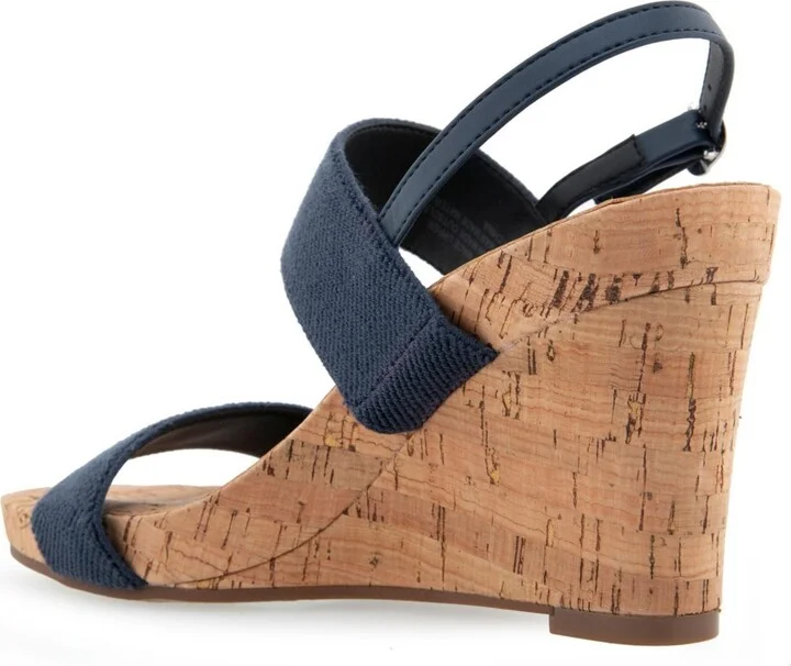 Aerosoles Women's Paxton Buckle Strap Wedge Sandals - Image 5