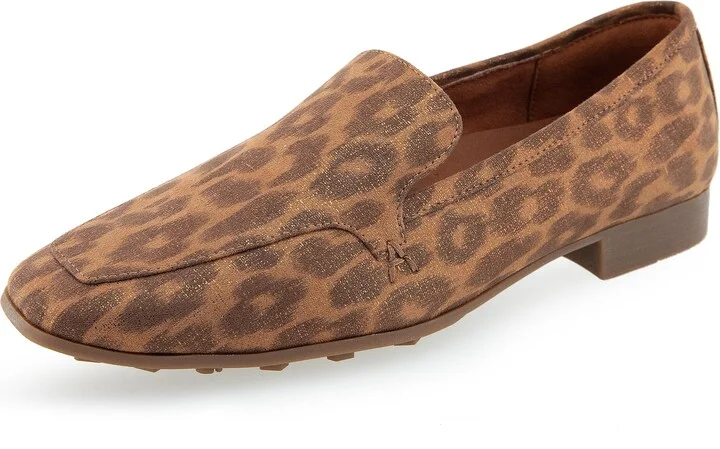 Leopard Metallic Faux Suede
