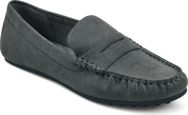 Grey Faux Suede