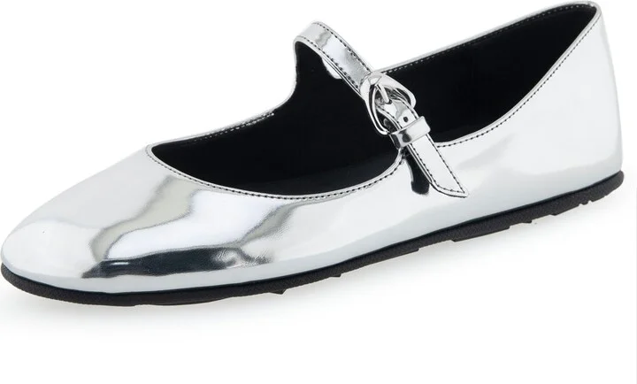 Silver Mirror Metallic Pu