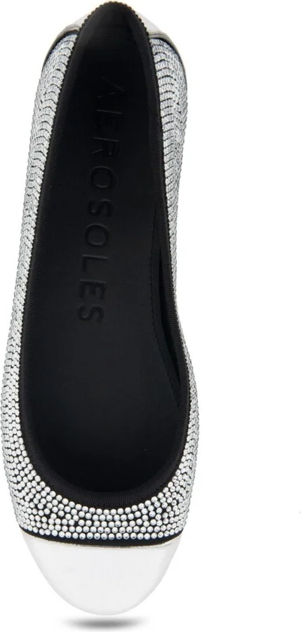 Aerosoles Women's Pierre Casual Ballet Wedge - Black, Clear - Image 4