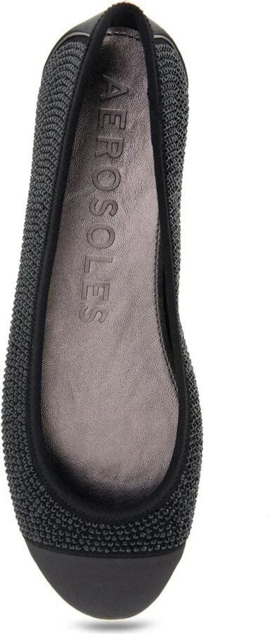 Aerosoles Women's Pierre Casual Ballet Wedge - Black, Clear - Image 9