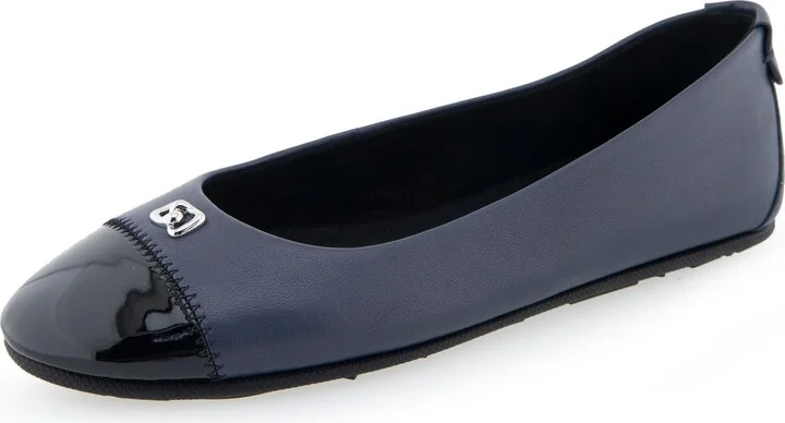 Navy Leather