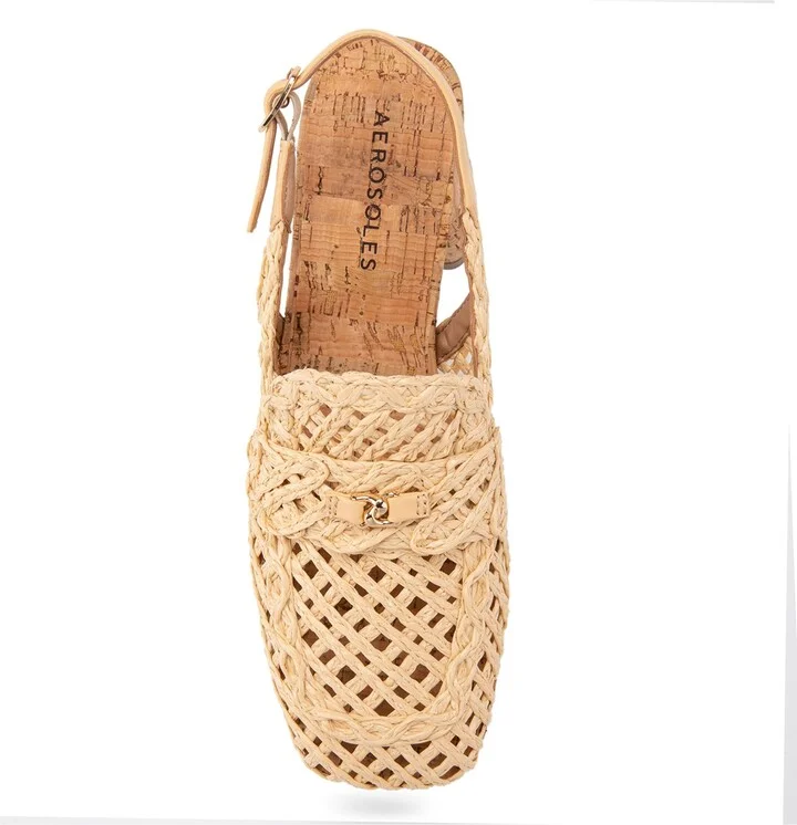 Aerosoles Women's Santiago Raffia Platform Pumps - Image 4