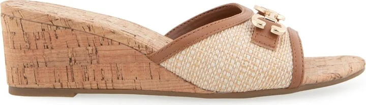 Aerosoles Women's Wava Round Toe Wedge Sandals - Image 7