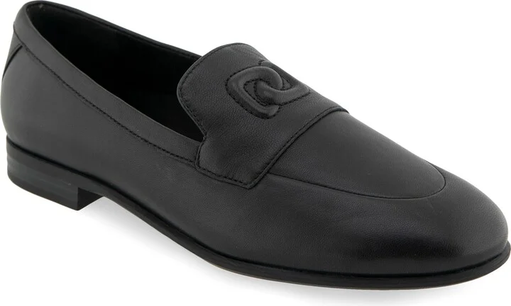 Black Smooth Leather