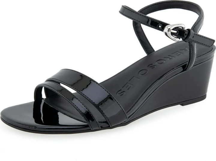 Black Patent Faux Leather