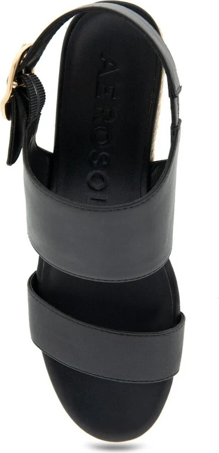 Aerosoles Women's Worth Open Toe Wedge Sandals - Image 9