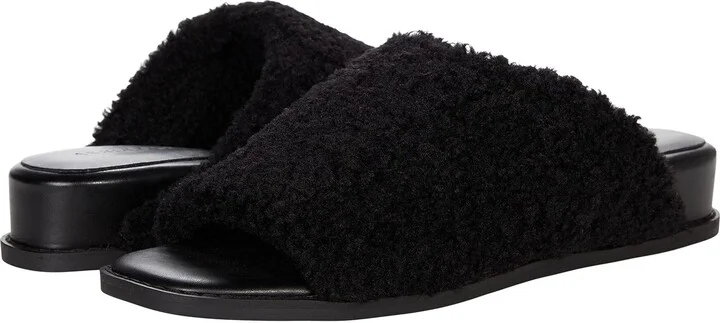 Black Faux Shearling