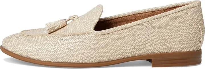 Aerosoles Wuster Women's Dress Flat Shoes Light Stone Lizard Embossed Faux Leather : 8.5 B - Medium - Image 6