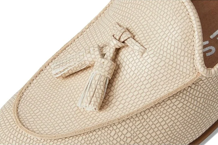 Aerosoles Wuster Women's Dress Flat Shoes Light Stone Lizard Embossed Faux Leather : 8.5 B - Medium - Image 7