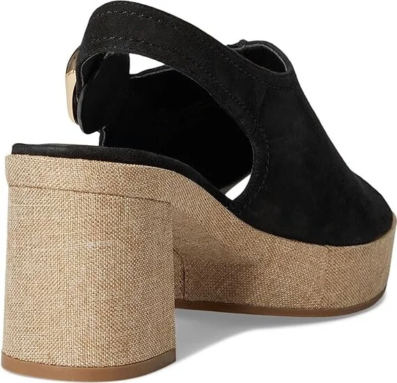 Aerosoles Zella Women's Wedge Shoes Black Suede : 7 M, Faux Leather - Image 4
