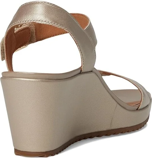 Aetrex Andrea Women's Sandals Platinum : EU 42 (US Women's 10.5-11) M (B), Leather - Image 4