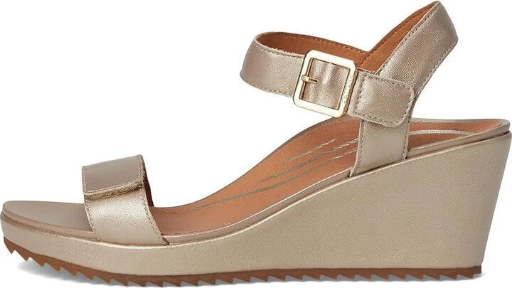 Aetrex Andrea Women's Sandals Platinum : EU 42 (US Women's 10.5-11) M (B), Leather - Image 6