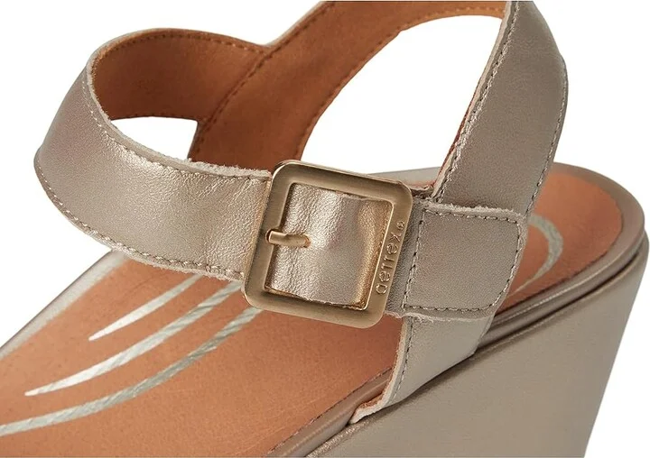 Aetrex Andrea Women's Sandals Platinum : EU 42 (US Women's 10.5-11) M (B), Leather - Image 7