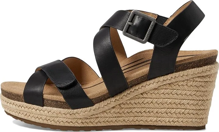 Aetrex Anna Women's Sandals Black : EU 43 (US Women's 11.5-12) M (B), Leather - Image 5