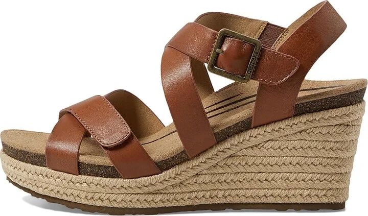Aetrex Anna Women's Sandals Cognac : EU 37 (US Women's 7) M (B), Leather - Image 5