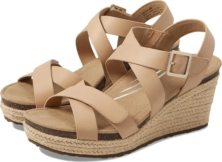 Aetrex Anna Women's Sandals Sand : EU 43 (US Women's 11.5-12) M (B), Leather