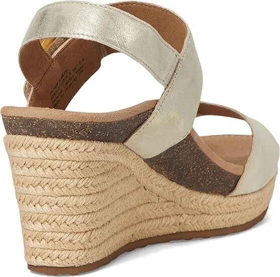 Aetrex Ashley Women's Sandals Champagne : EU 38 (US Women's 7.5-8) M (B), Suede - Image 4