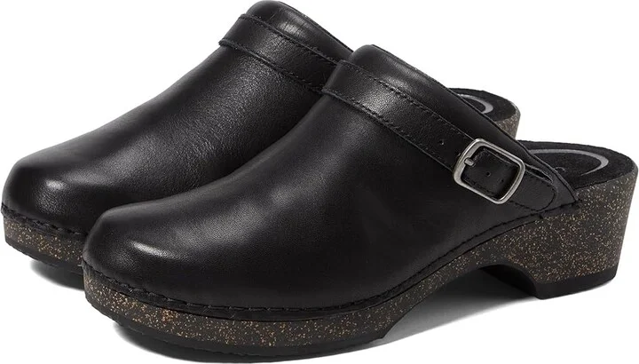 Aetrex Beckie Women's Flat Shoes Black : EU 43 (US Women's 11.5-12) M (B), Leather
