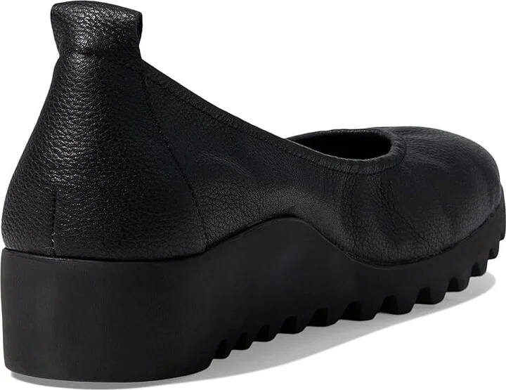 Aetrex Brianna Women's Flat Shoes Black : EU 43 (US Women's 11.5-12) M (B), Rubber/Suede - Image 4