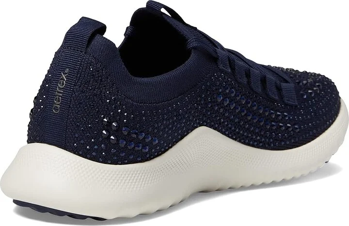 Aetrex Carly Sparkle Women's Shoes Navy : EU 40 (US Women's 9-9.5) M (B), Textile - Image 4