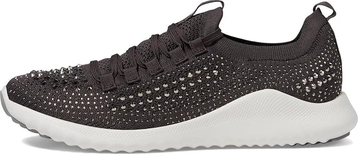 Aetrex Carly Sparkle Women's Shoes Pewter : EU 39 (US Women's 8.5) M (B), Textile - Image 6