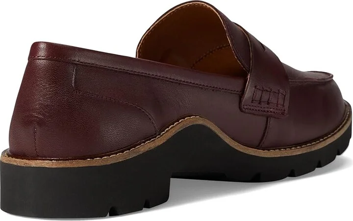 Aetrex Collette Women's Flat Shoes Burgundy : EU 38 (US Women's 7.5-8) M (B), Leather - Image 4