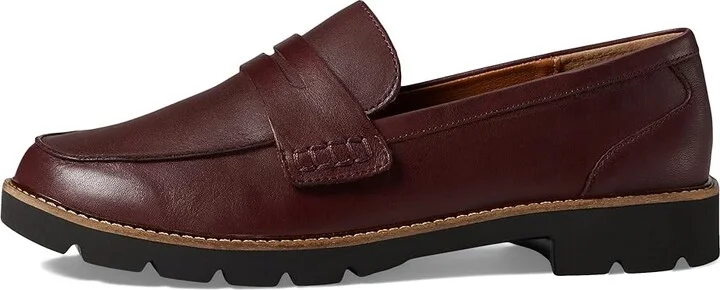 Aetrex Collette Women's Flat Shoes Burgundy : EU 38 (US Women's 7.5-8) M (B), Leather - Image 6