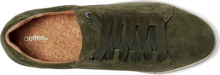 Aetrex Courtney Women's Shoes Dark Green : EU 37 (US Women's 7) M (B), Leather - Image 2