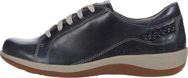 Aetrex Dana Women's Shoes Navy : EU 35 (US Women's 5-5.5) M (B), Leather - Image 6