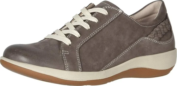 Aetrex Dana Women's Shoes Warm Grey : EU 35 (US Women's 5-5.5) M (B), Leather - Image 2