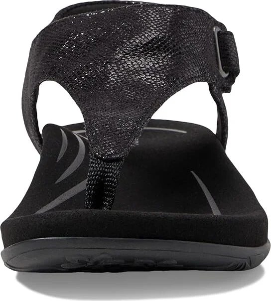 Aetrex Ellie Women's Shoes Black : EU 38 (US Women's 7.5-8) M (B), Leather - Image 2