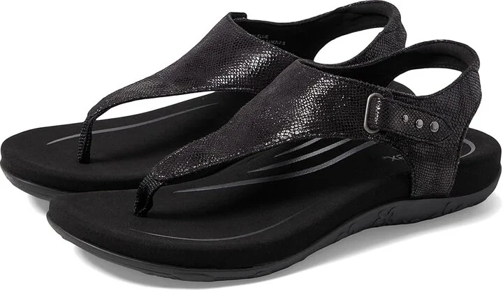 Aetrex Ellie Women's Shoes Black : EU 38 (US Women's 7.5-8) M (B), Leather
