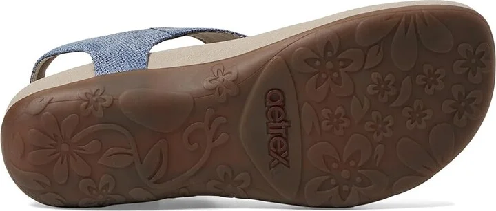 Aetrex Ellie Women's Shoes Blue : EU 36 (US Women's 6-6.5) M (B), Leather - Image 3