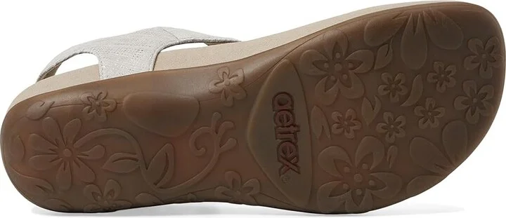 Aetrex Ellie Women's Shoes Grey : EU 38 (US Women's 7.5-8) M (B), Leather - Image 3