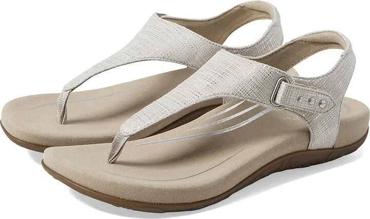 Aetrex Ellie Women's Shoes Grey : EU 38 (US Women's 7.5-8) M (B), Leather