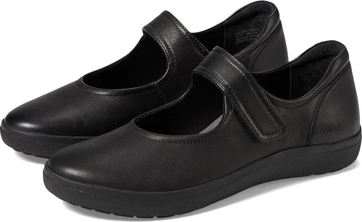 Aetrex Erica Women's Flat Shoes Black : EU 43 (US Women's 11.5-12) M (B), Polyester