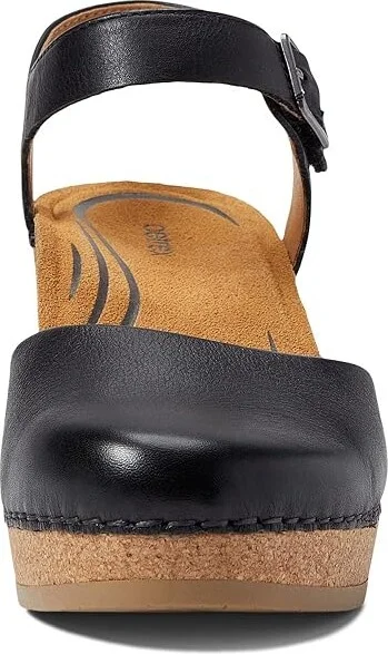 Aetrex Finley Women's Clog Shoes Black : EU 37 (US Women's 7) M (B), Leather - Image 2