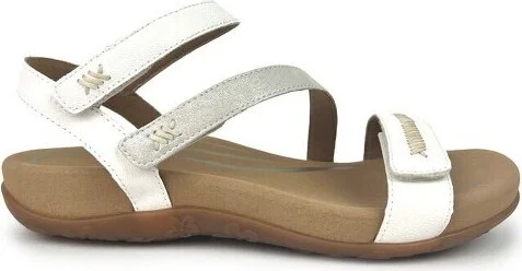 Aetrex Gabby Orthopedic Leather Arch Support Quarter Strappy Sandals For Women - Image 4