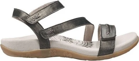 Aetrex Gabby Orthopedic Leather Arch Support Quarter Strappy Sandals For Women - Image 5
