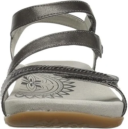 Aetrex Gabby Women's Sandals Pewter : EU 35 (US Women's 5-5.5) M (B), Synthetic - Image 6
