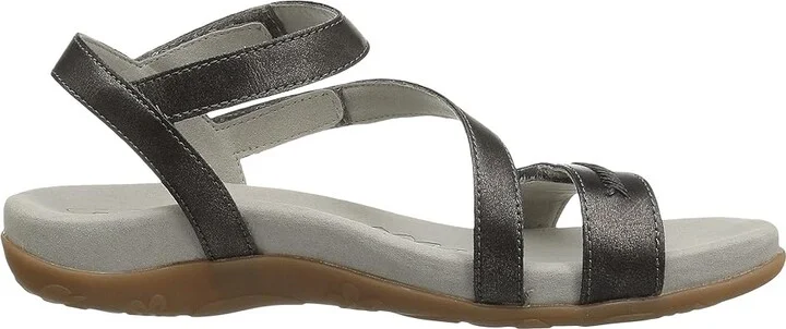Aetrex Gabby Women's Sandals Pewter : EU 35 (US Women's 5-5.5) M (B), Synthetic - Image 8
